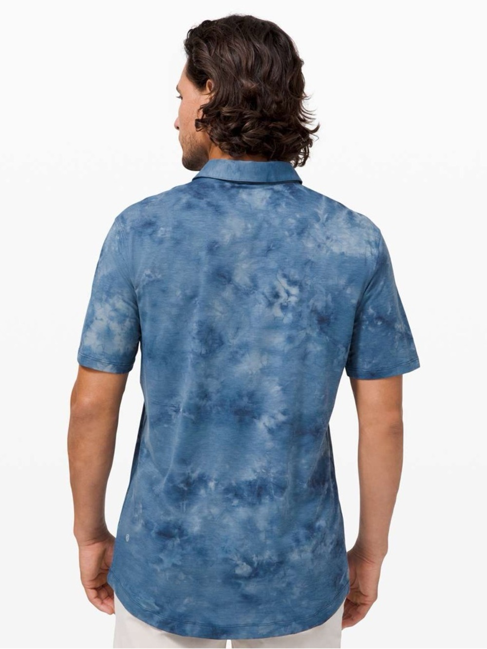 Lululemon Evolution Polo Wash in Diamond Dye True Navy Chambray size S/M - Picture 2 of 5